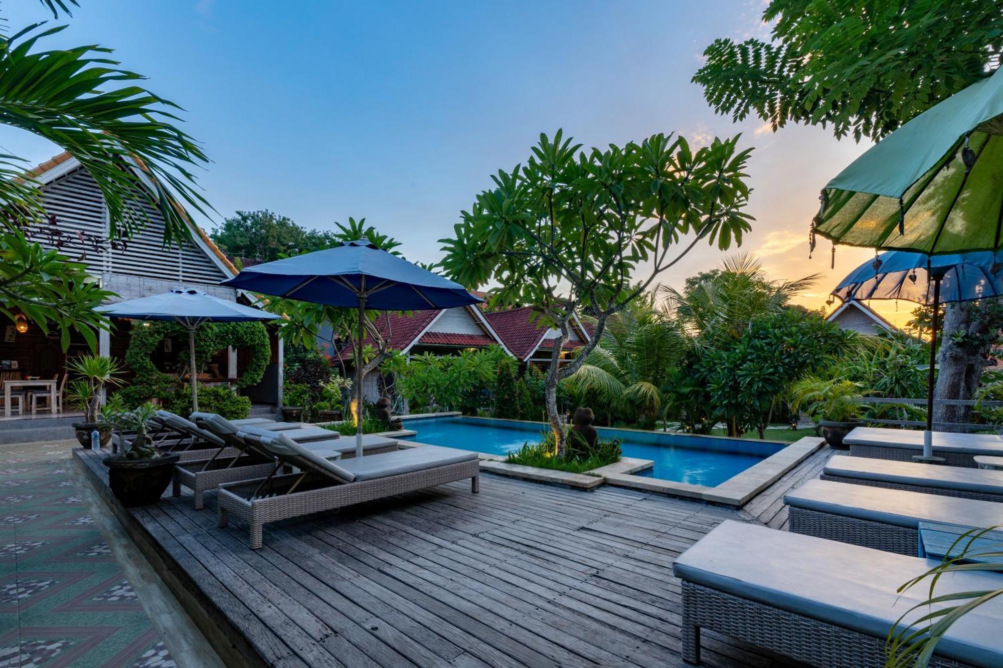 Le Biu garden View Hotel Lembongan Buitenkant foto