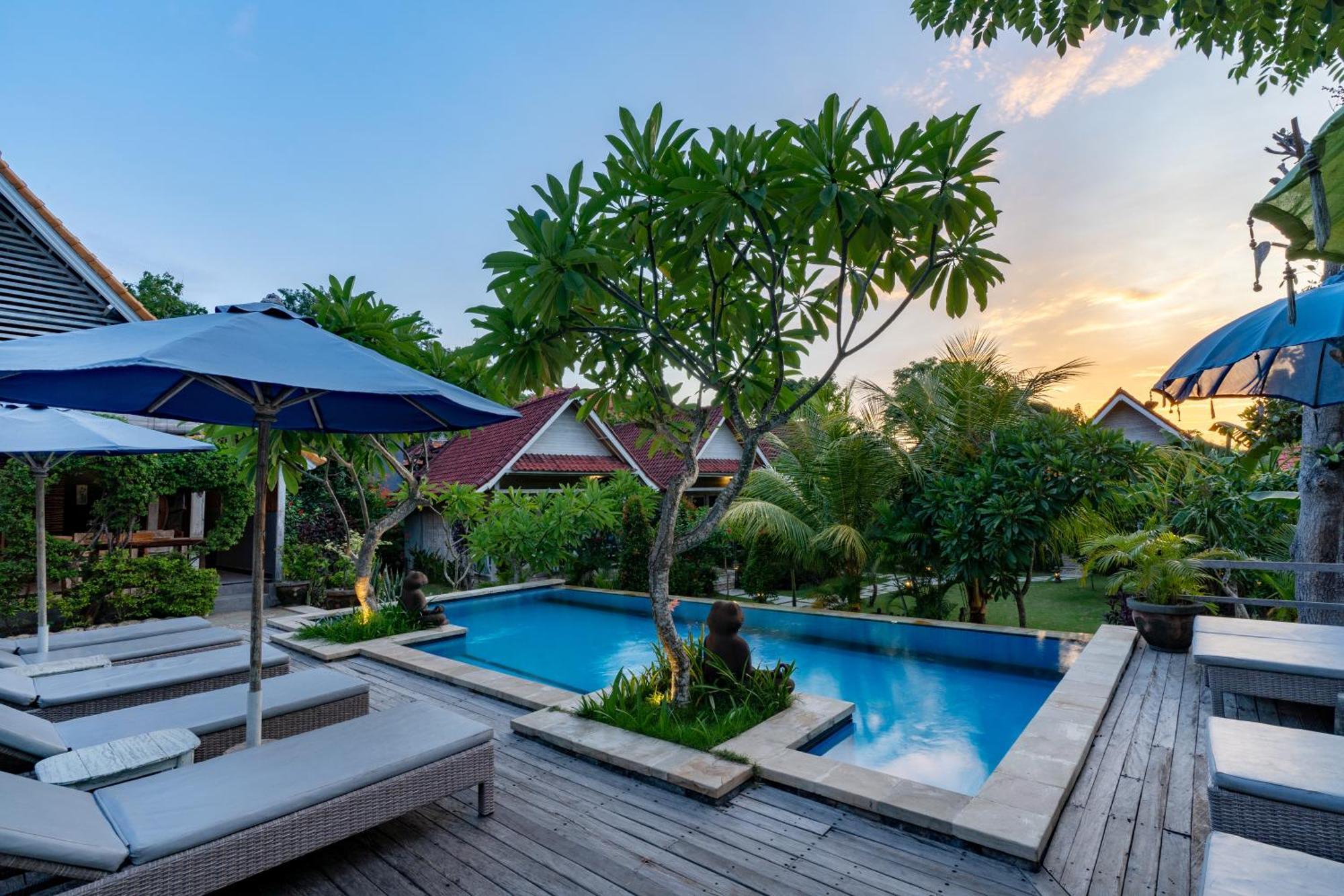 Le Biu garden View Hotel Lembongan Buitenkant foto