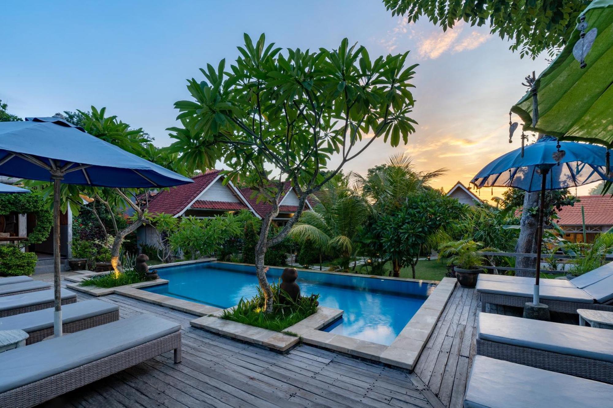 Le Biu garden View Hotel Lembongan Buitenkant foto