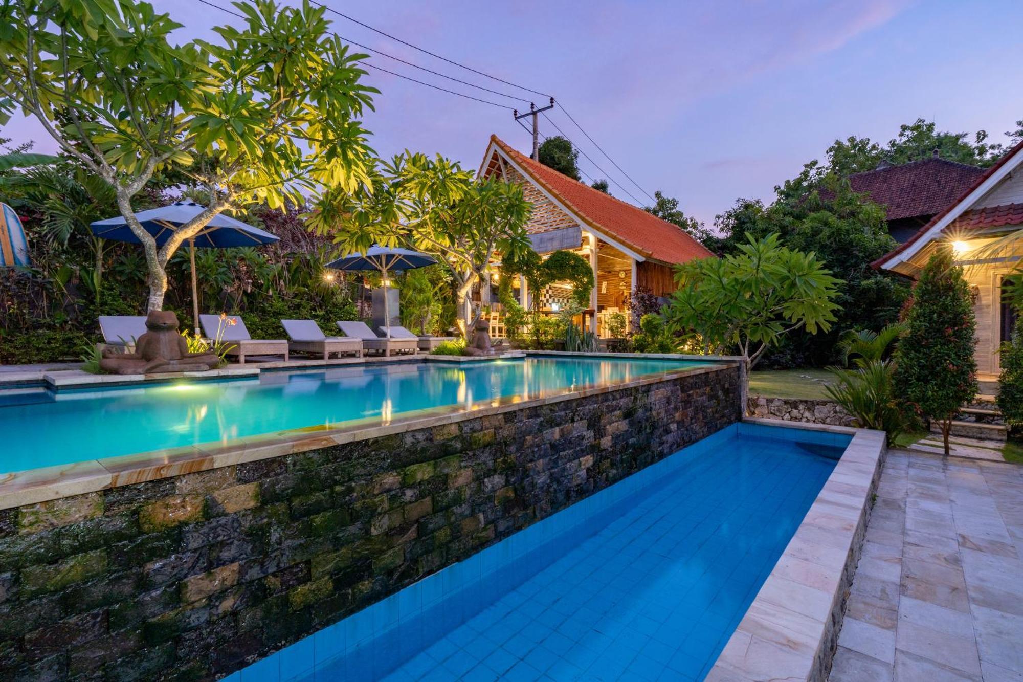 Le Biu garden View Hotel Lembongan Buitenkant foto