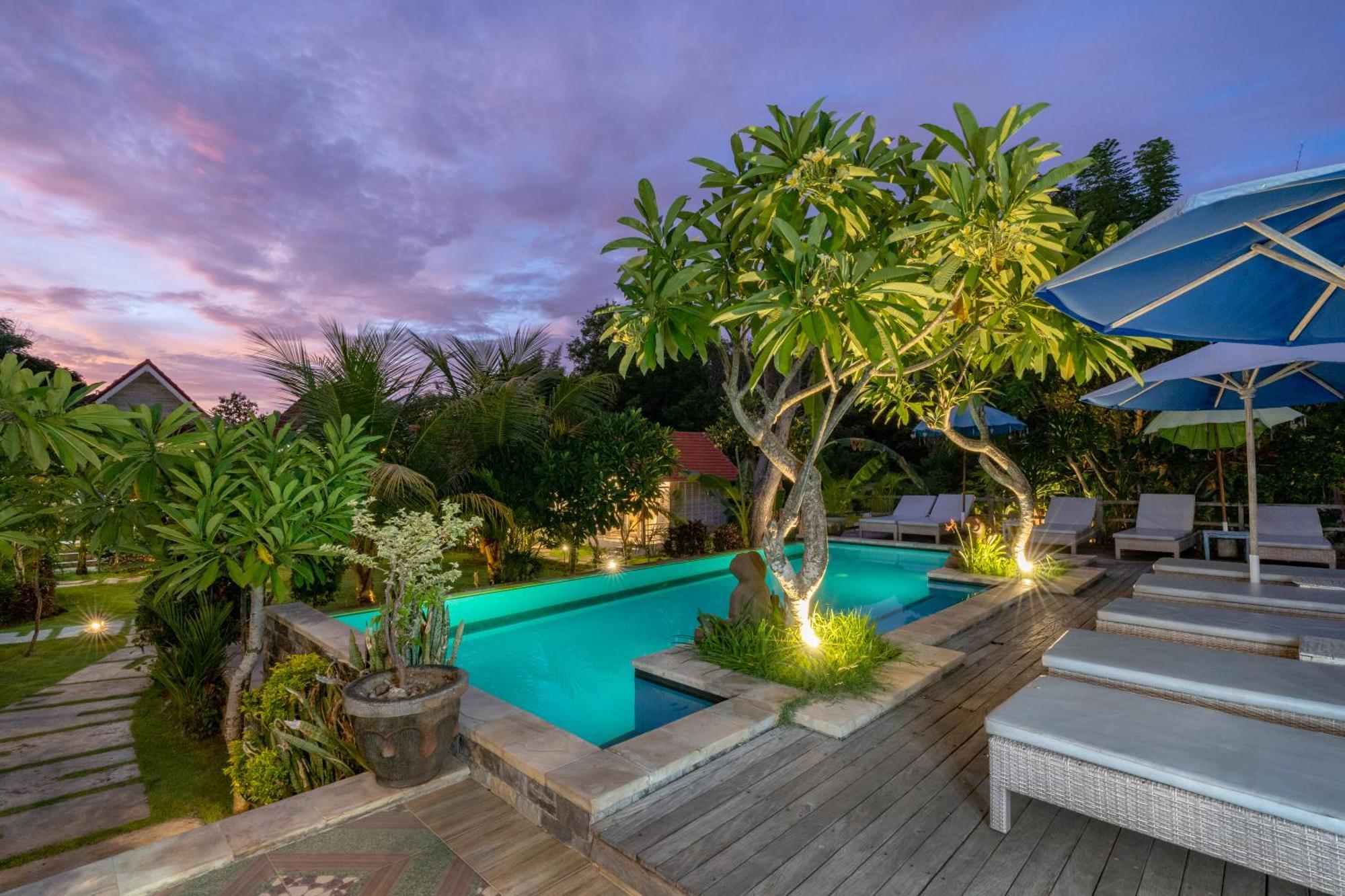 Le Biu garden View Hotel Lembongan Buitenkant foto