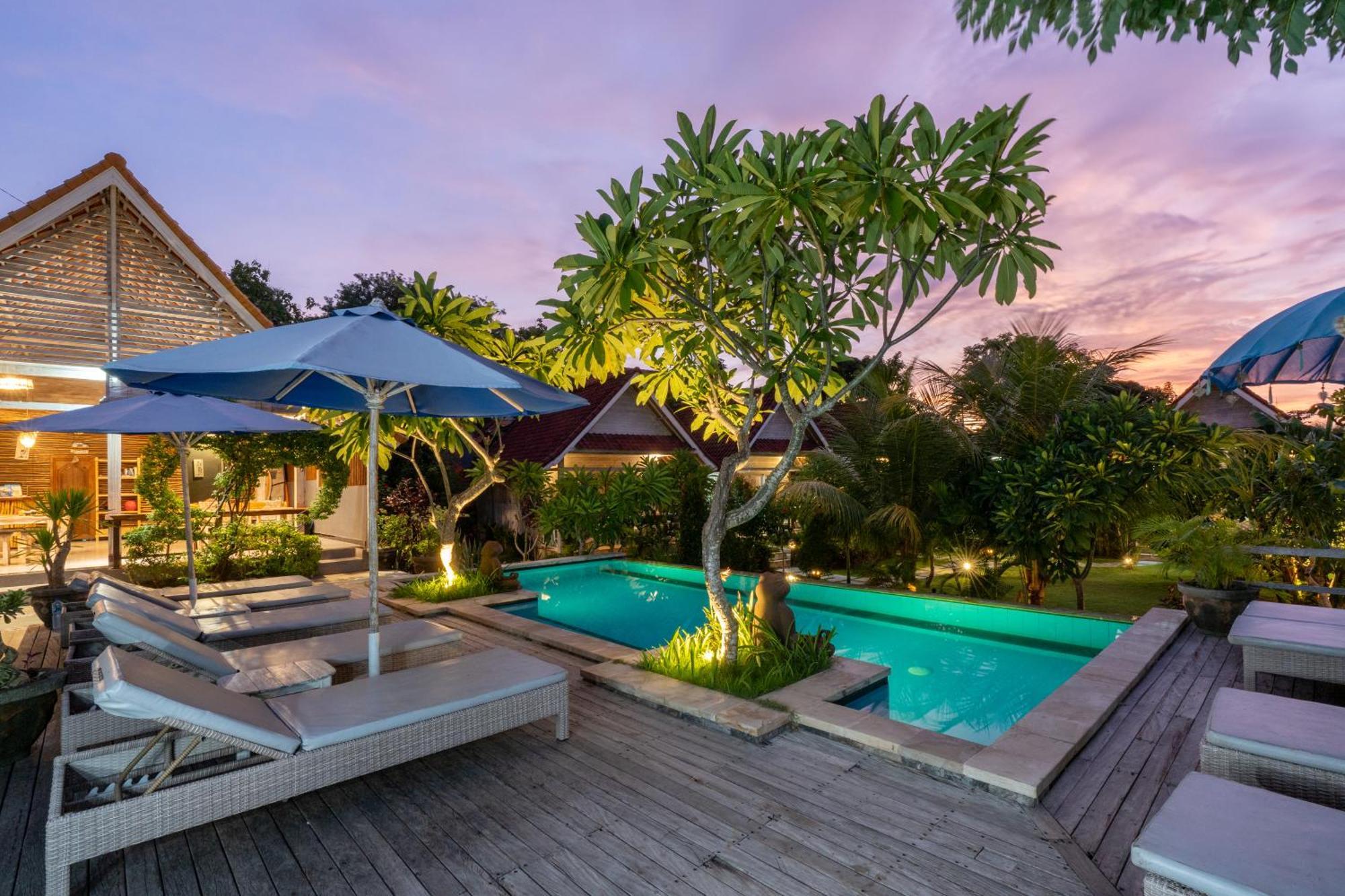 Le Biu garden View Hotel Lembongan Buitenkant foto